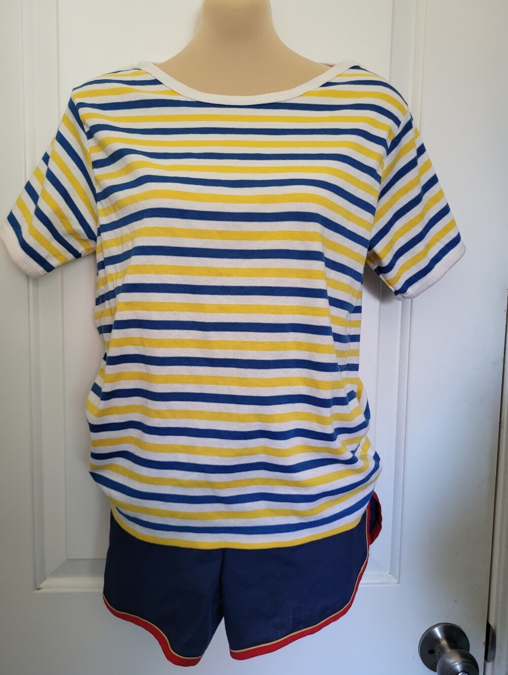Editions Women's multi color striped T-shirt
